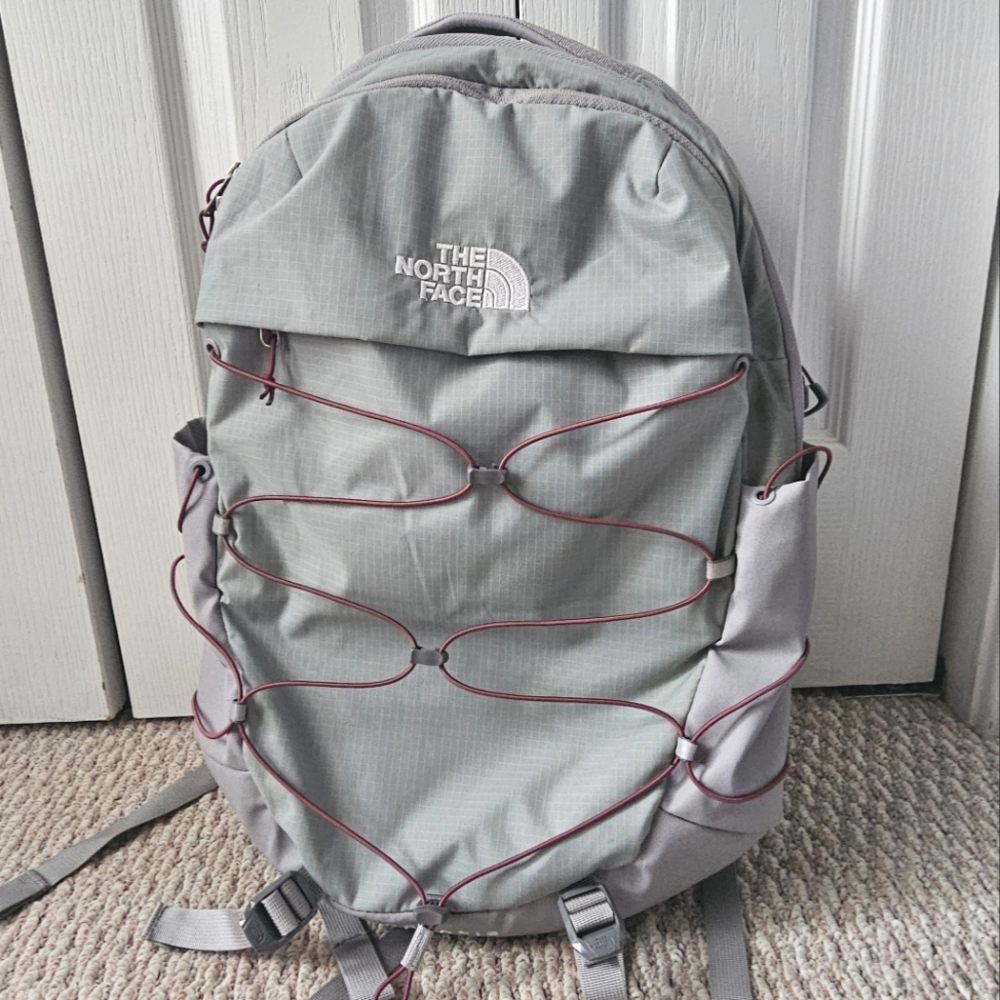 The North Face Borealis Laptop Backpack 27L Meld Grey/Wild Ginger